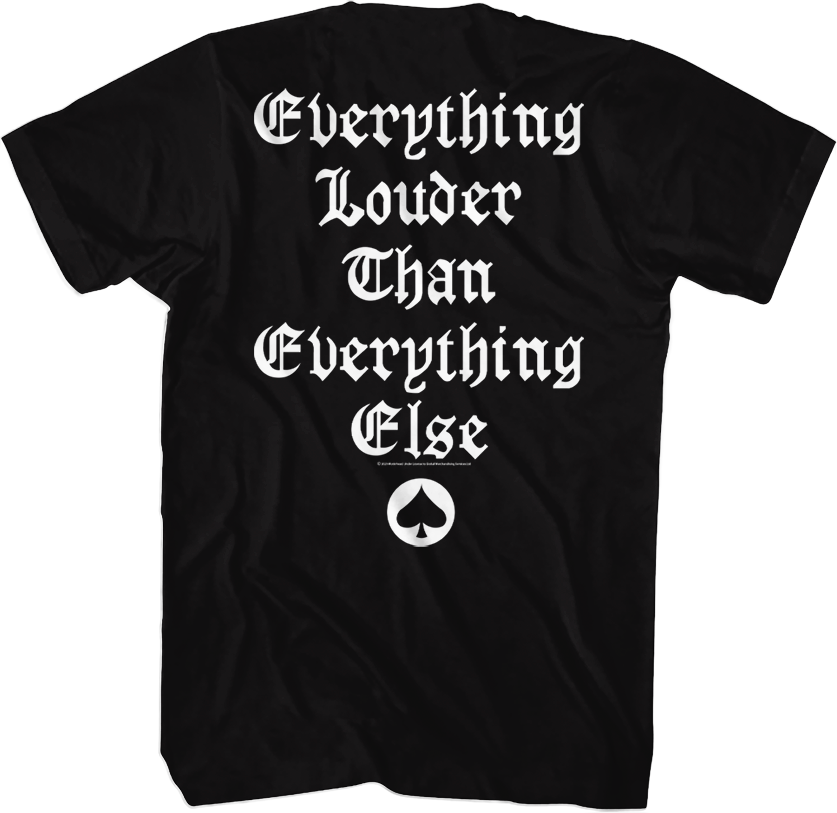 Everything Louder Than Everything Else Motorhead T-Shirt