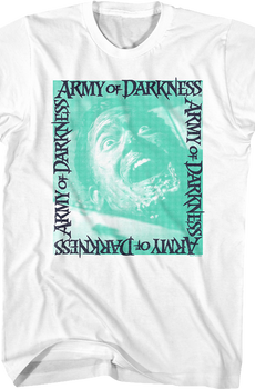 Evil Ash Framed Photo Army of Darkness T-Shirt