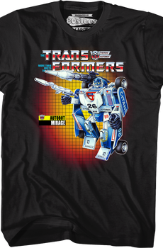 Box Art Mirage Transformers T-Shirt