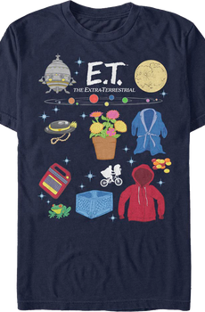 Extra-Terrestrial Items ET Shirt