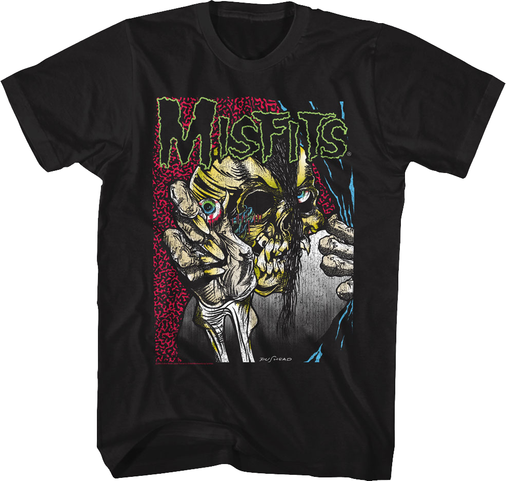 T-shirt Imprimé Misfits - Marque Exe Italy - Taille L - Blanc - Occasion Très Bon état