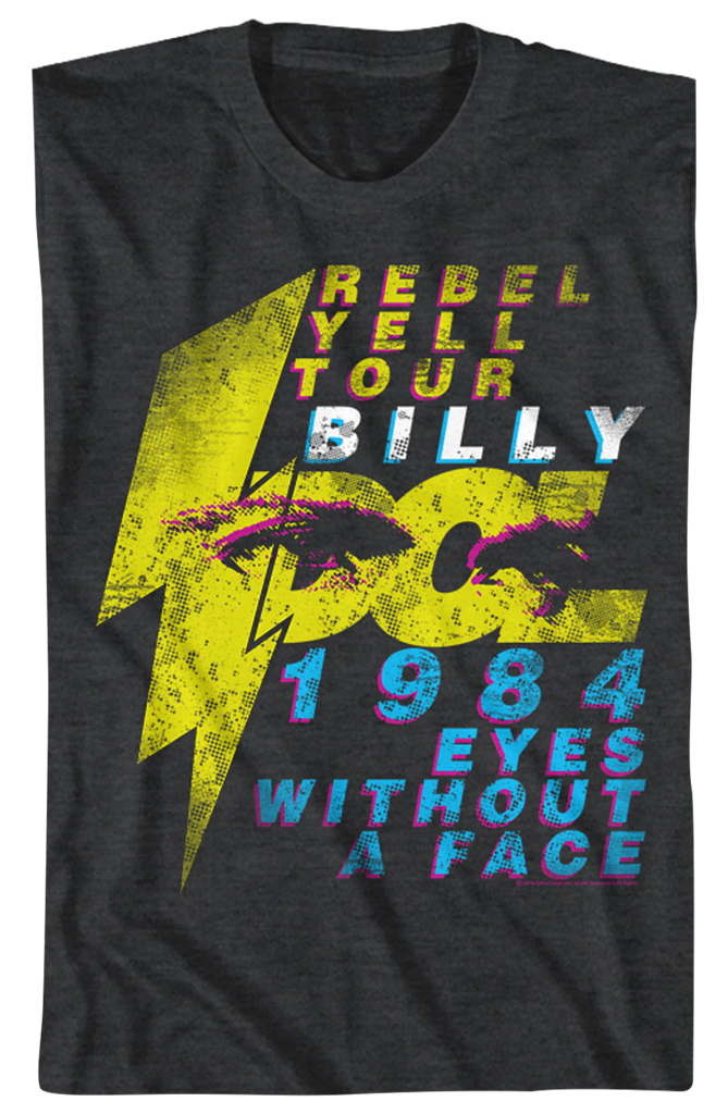 Eyes Without A Face Billy Idol TShirt. Men's Tshirt.