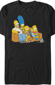 Family Couch The Simpsons T-Shirt
