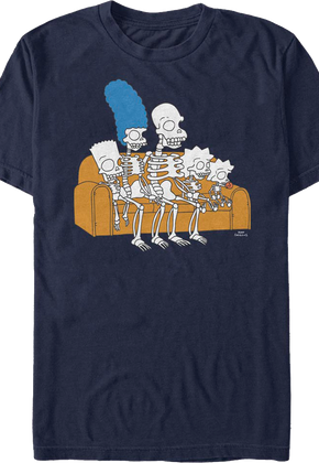 Family Skeletons The Simpsons T-Shirt