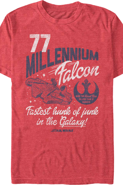 Fastest Hunk Of Junk In The Galaxy Star Wars T-Shirtmain product image