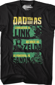 Father's Day Legend of Zelda Nintendo T-Shirt