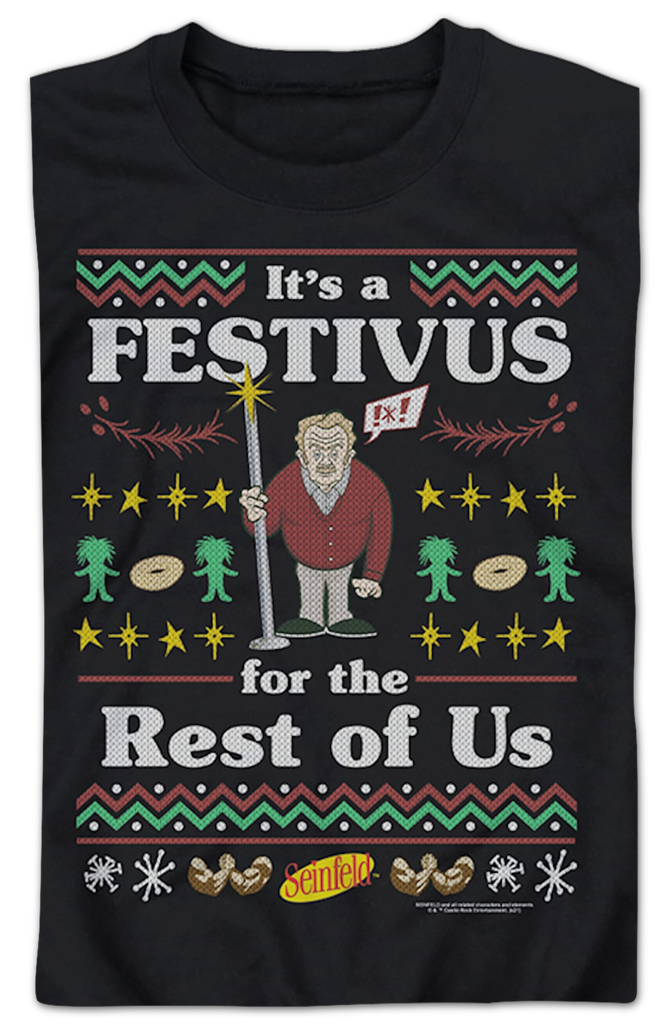 Faux Ugly Festivus Sweater Seinfeld Sweatshirt