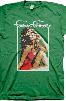 Faux Ugly Knit Farrah Fawcett Christmas T-Shirt