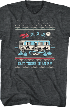 Faux Ugly Knit RV Christmas Vacation T-Shirt