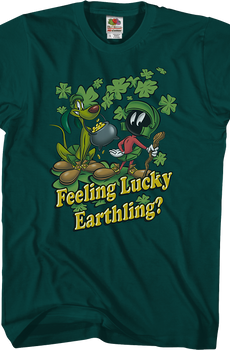 Feeling Lucky Earthling Looney Tunes T-Shirt