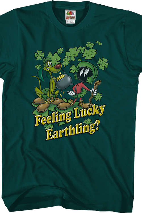 Feeling Lucky Earthling Looney Tunes T-Shirtmain product image