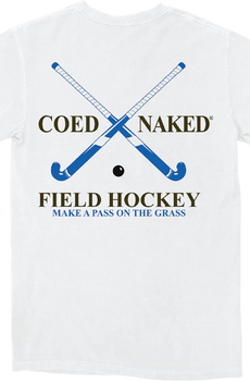 Field Hockey Coed Naked T-Shirt