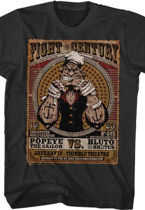 Fight Of The Century Popeye T-Shirt