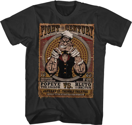 Fight Of The Century Popeye T-Shirtmain product image