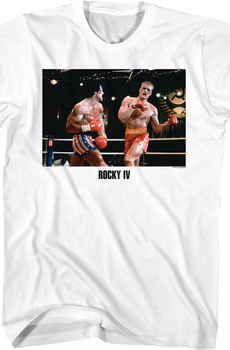 Fighting Drago Photo Rocky IV T-Shirt