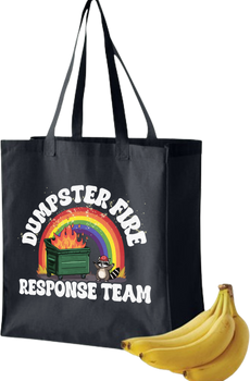 Fire Dumpster Response Team Tote Bag