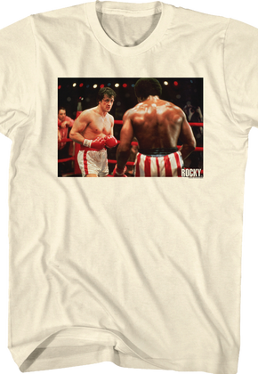 First Fight Apollo Creed vs Rocky Balboa T-Shirt