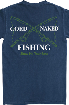 Fishing Coed Naked T-Shirt