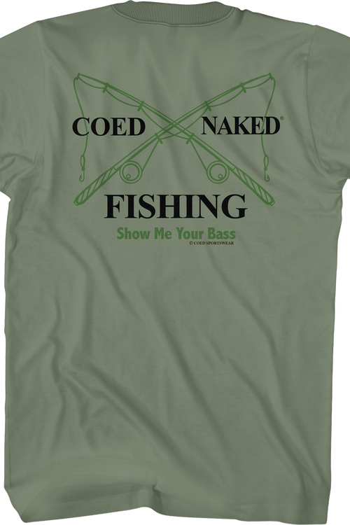 Fishing Coed Naked T-Shirtmain product image