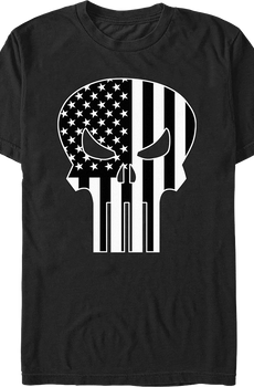 Flag Skull Logo Punisher Marvel Comics T-Shirt