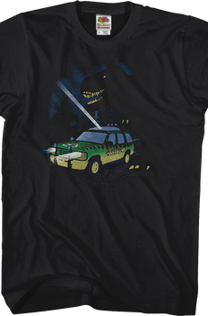 Flashlight Jurassic Park T-Shirt
