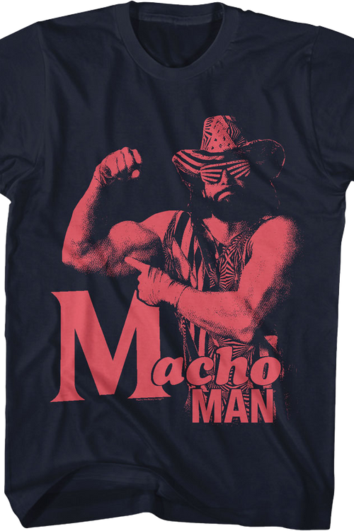 Flex & Point Macho Man Randy Savage T-Shirtmain product image