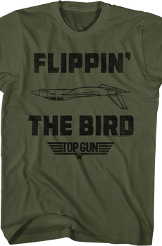 Flippin' The Bird Top Gun T-Shirt