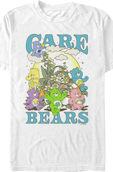 Flower Field Care Bears T-Shirt