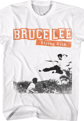 Flying Kick Bruce Lee T-Shirt