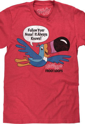 Toucan Sam Follow Your Nose Froot Loops T-Shirt