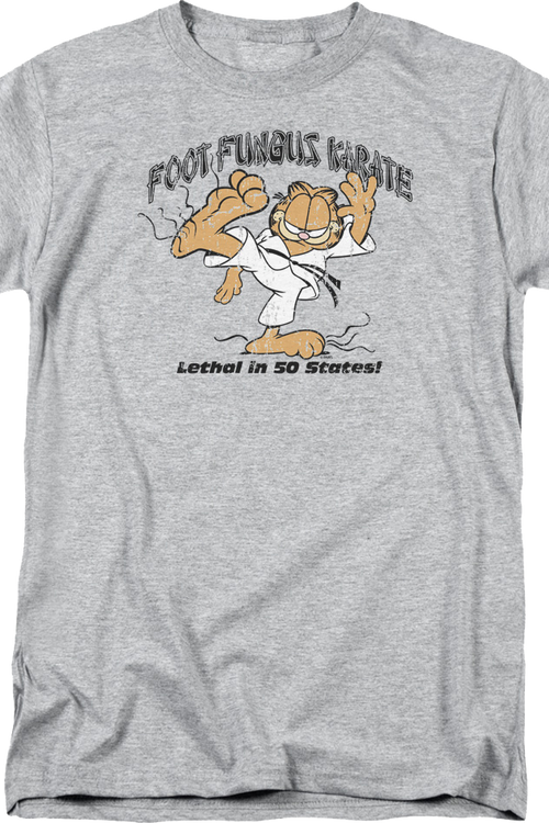 Foot Fungus Karate Garfield T-Shirtmain product image