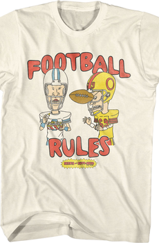 Football Rules Beavis And Butt-Head T-Shirt