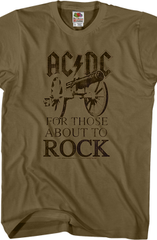 For Those About To Rock ACDC Shirt