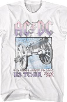 For Those About To Rock US Tour '82 ACDC Shirt
