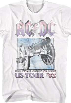 For Those About To Rock US Tour '82 ACDC Shirt