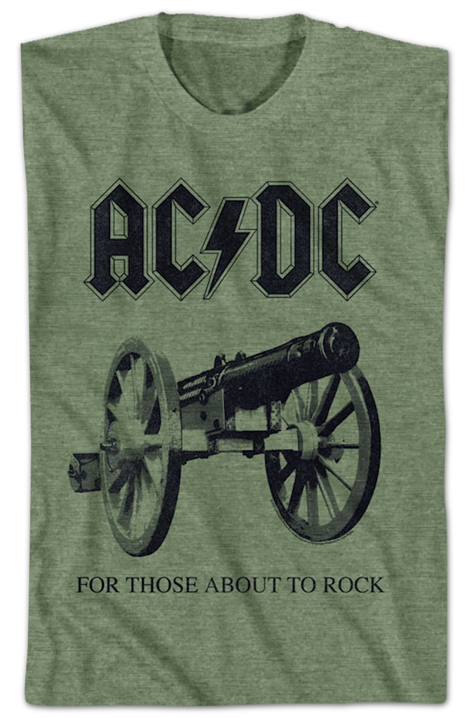 【AC/DC ロックT】For Those About To Rock AC/DC - For Those About to Rock (We Salute You) (Audio