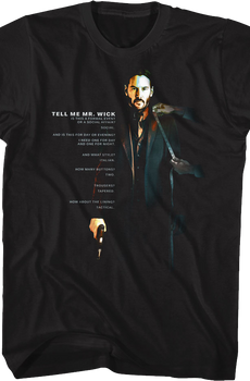 Formal Event Or Social Affair John Wick T-Shirt