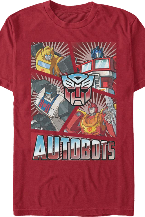 Heroic Autobots Transformers T-Shirtmain product image
