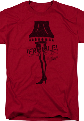 Fragile Leg Lamp Christmas Story T-Shirt