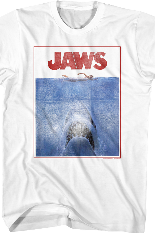 Framed Poster Jaws T-Shirtmain product image