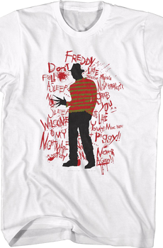 Freddy Krueger Quotes Nightmare On Elm Street T-Shirt