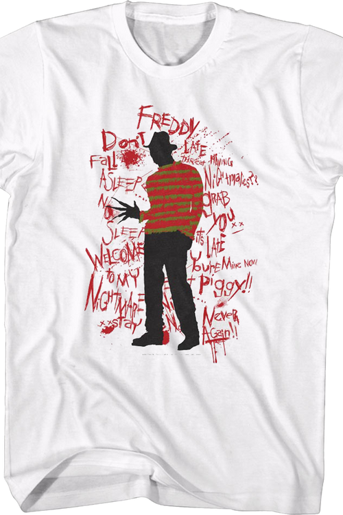 Freddy Krueger Quotes Nightmare On Elm Street T-Shirtmain product image