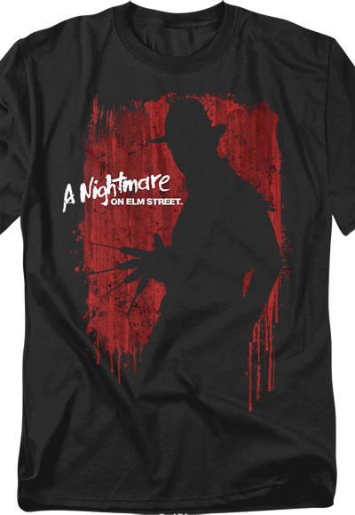 Freddy Krueger Silhouette Nightmare On Elm Street T-Shirt