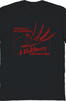 Freddy Krueger's Glove Nightmare On Elm Street T-Shirt