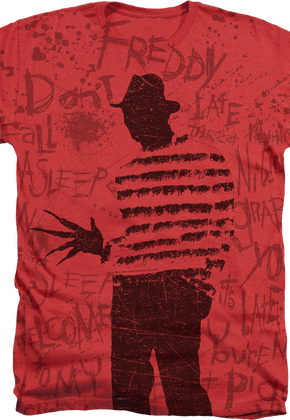 Freddy Silhouette Nightmare On Elm Street T-Shirt