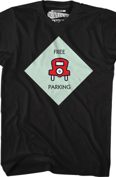 Free Parking Monopoly T-Shirt