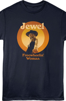 Freewheelin' Woman Jewel T-Shirt