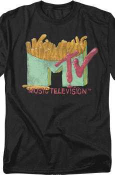 French Fries Logo MTV T-Shirt