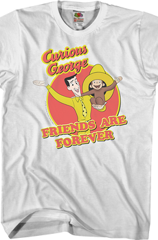 Friends Are Forever Curious George T-Shirt