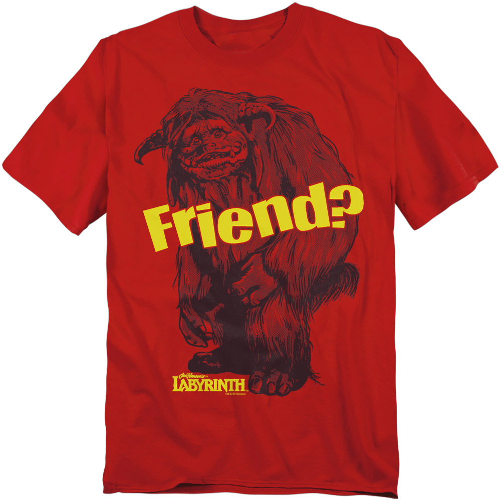 Friends Labyrinth T-Shirt: Mens Labyrinth T-Shirt, image size:1000x1000